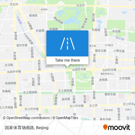 国家体育场南路 map