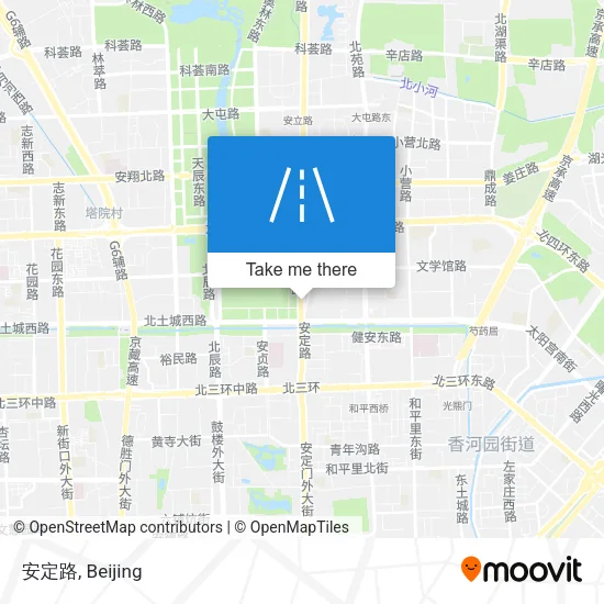 安定路 map