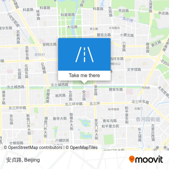安贞路 map