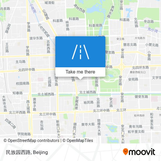 民族园西路 map