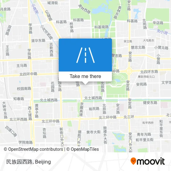 民族园西路 map