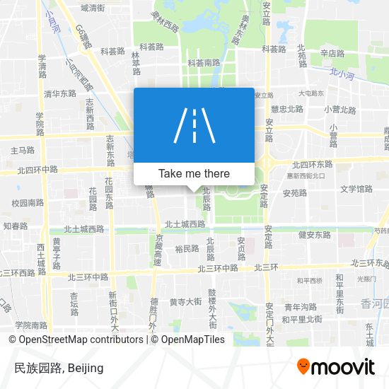 民族园路 map