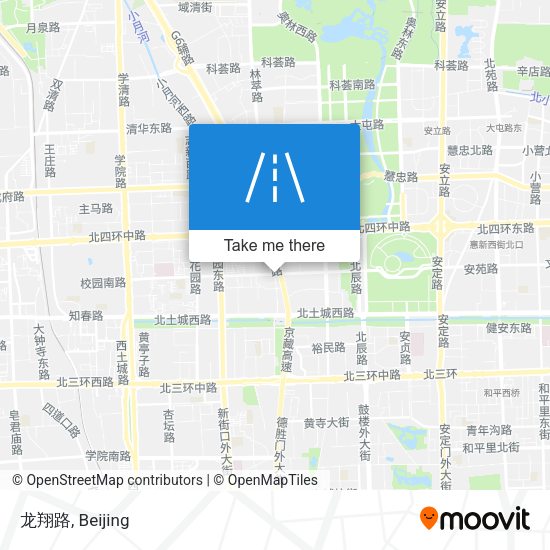 龙翔路 map