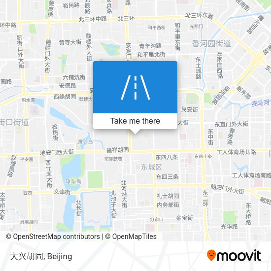 大兴胡同 map