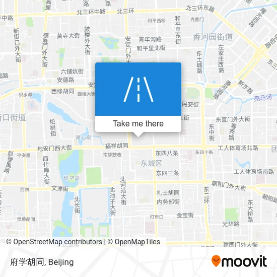 府学胡同 map