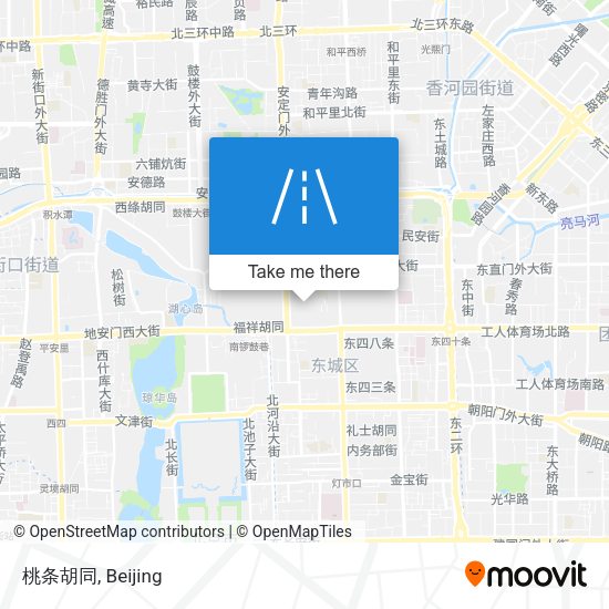 桃条胡同 map