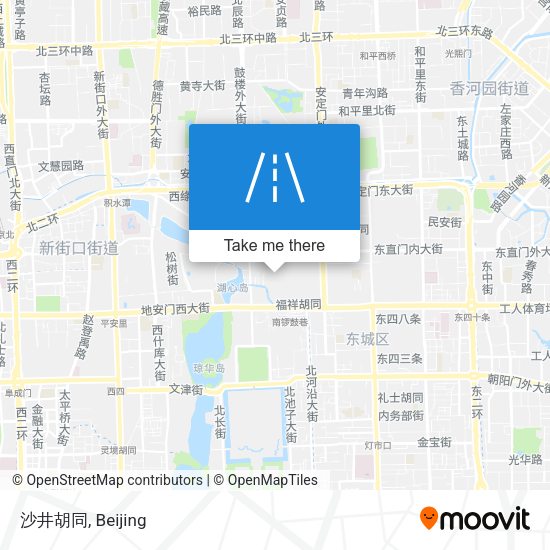 沙井胡同 map