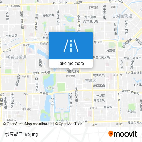 炒豆胡同 map