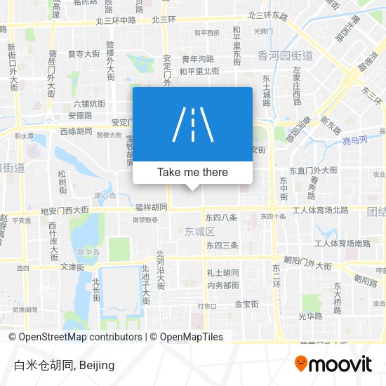 白米仓胡同 map