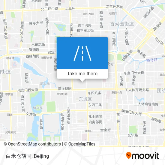白米仓胡同 map