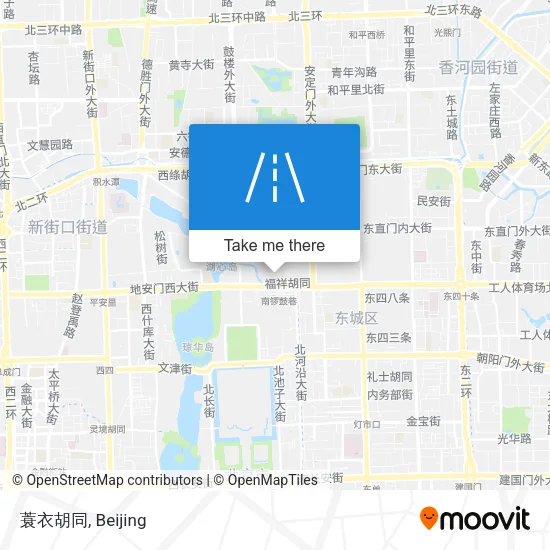 蓑衣胡同 map
