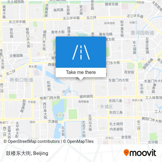 鼓楼东大街 map