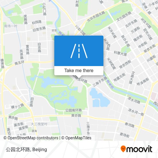 公园北环路 map