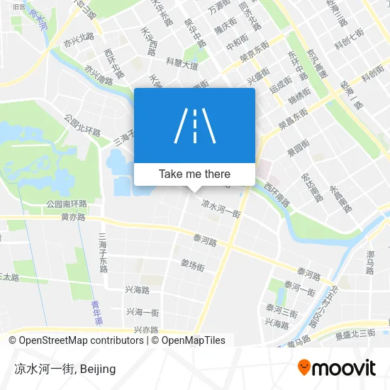 凉水河一街 map
