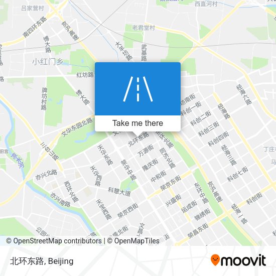 北环东路 map