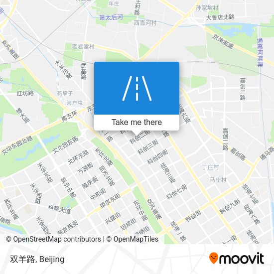双羊路 map