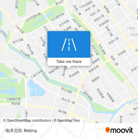 地泽北街 map