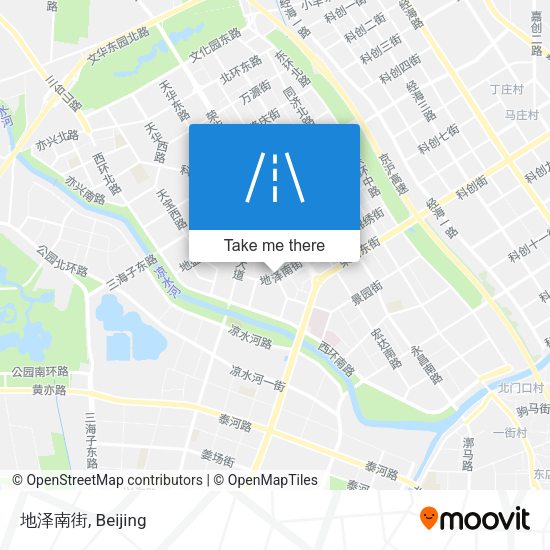 地泽南街 map