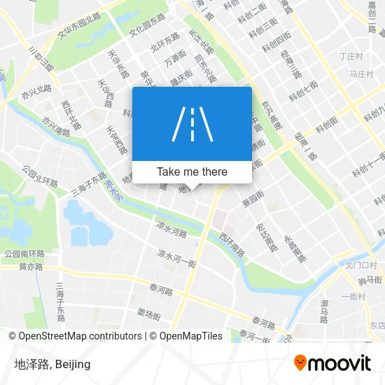 地泽路 map