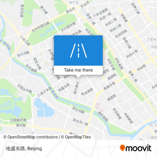 地盛东路 map