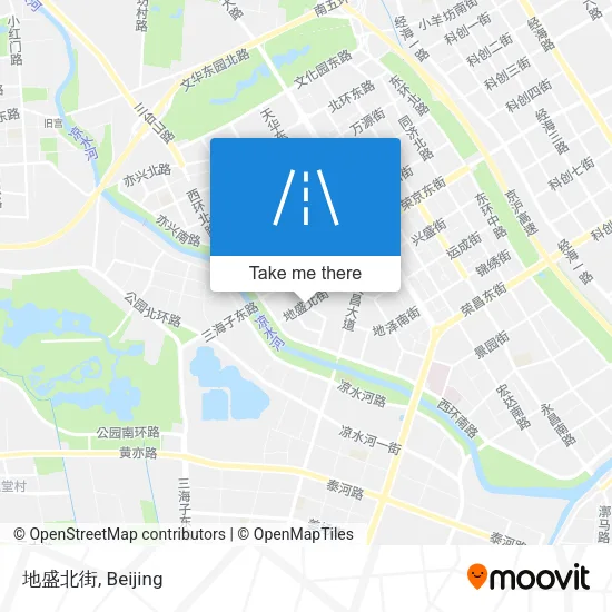 地盛北街 map