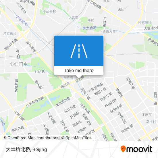 大羊坊北桥 map