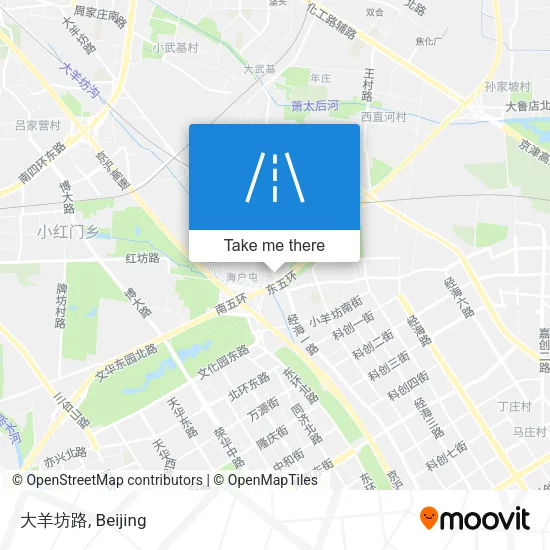 大羊坊路 map