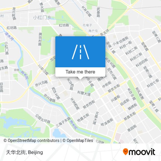 天华北街 map