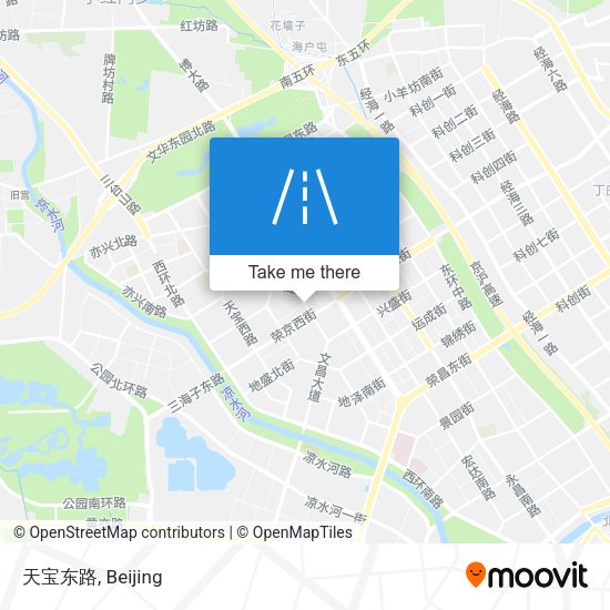 天宝东路 map