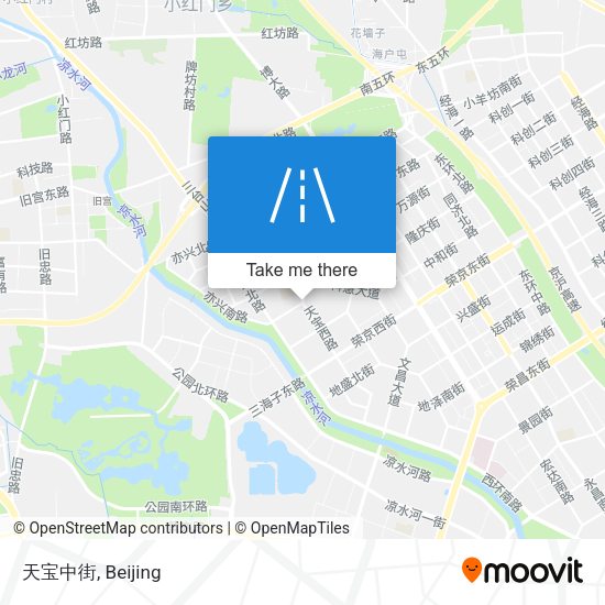 天宝中街 map