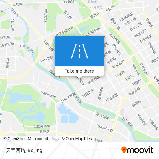 天宝西路 map