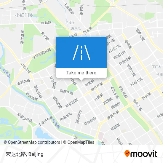 宏达北路 map