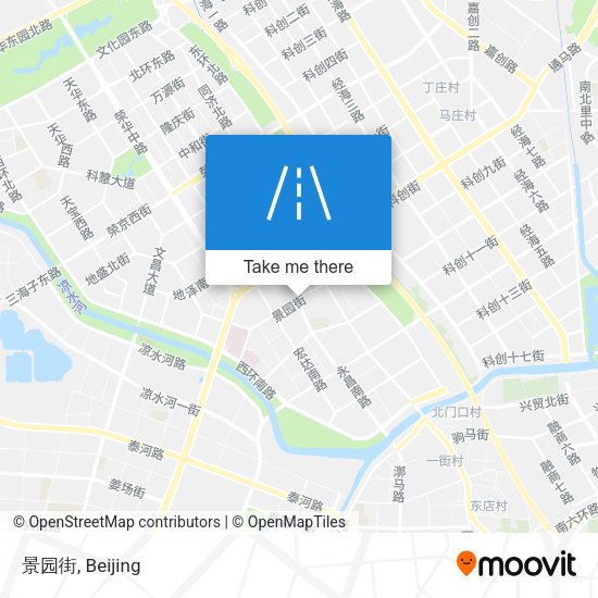 景园街 map