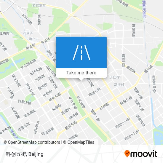科创五街 map