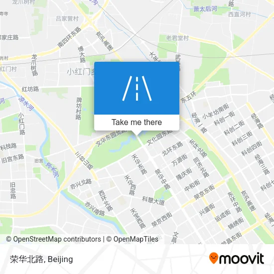 荣华北路 map