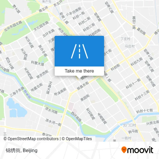 锦绣街 map