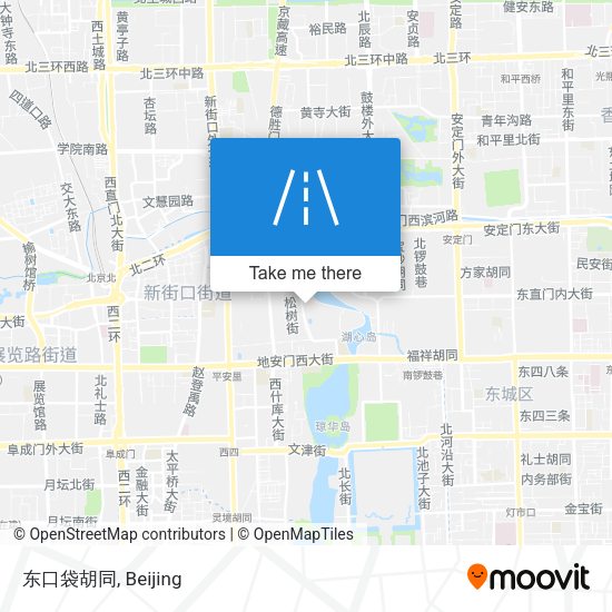 东口袋胡同 map