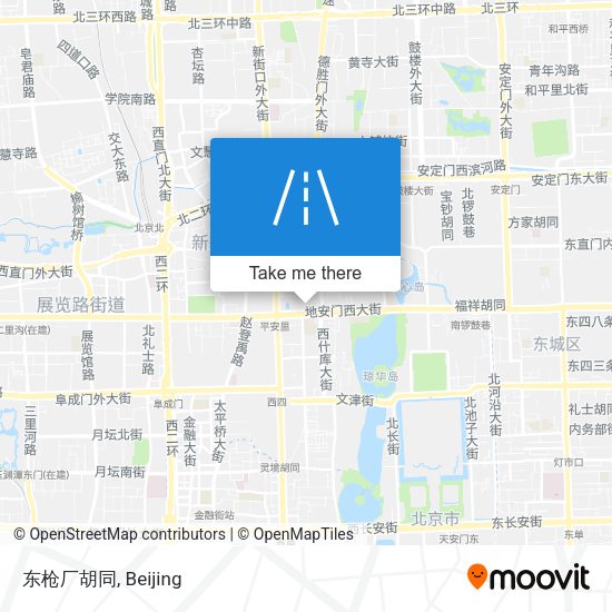 东枪厂胡同 map