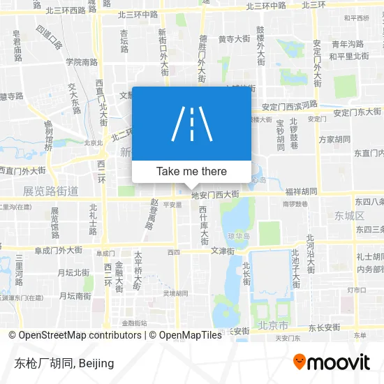 东枪厂胡同 map
