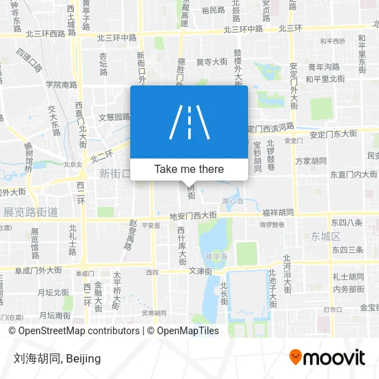 刘海胡同 map