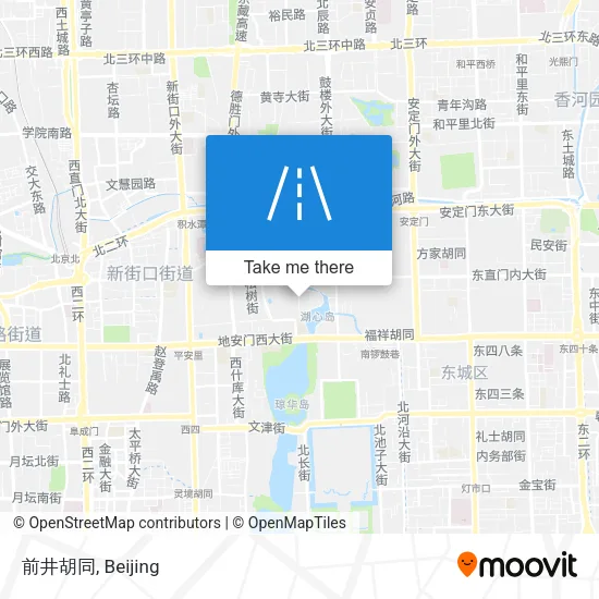 前井胡同 map