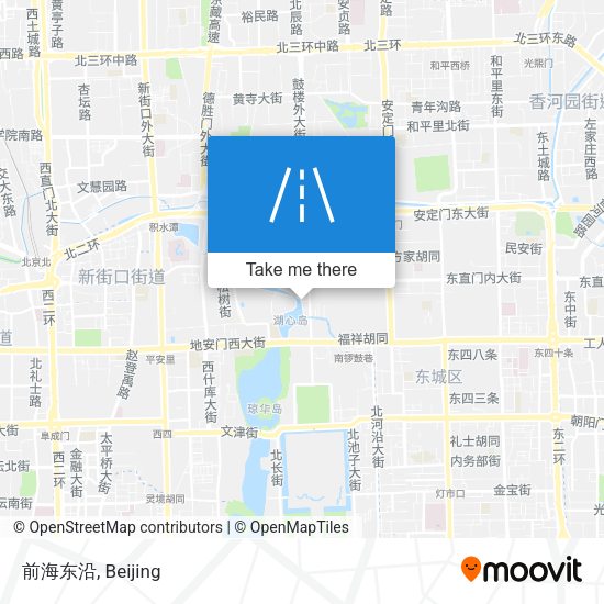 前海东沿 map
