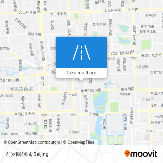 前罗圈胡同 map