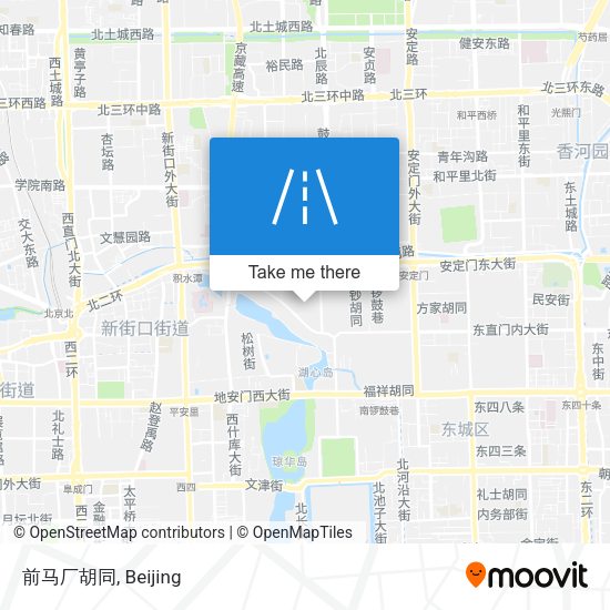 前马厂胡同 map