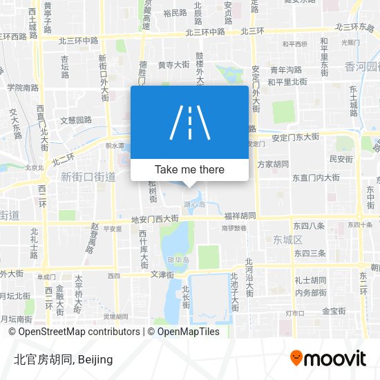 北官房胡同 map