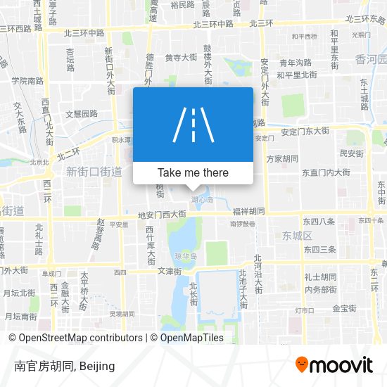 南官房胡同 map