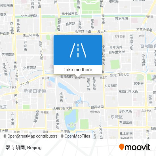 双寺胡同 map