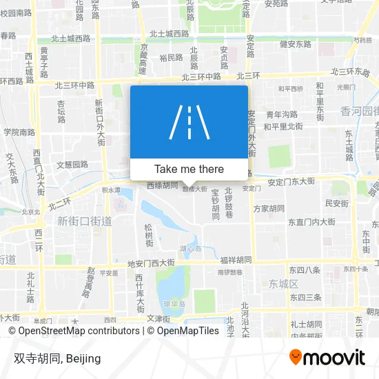 双寺胡同 map