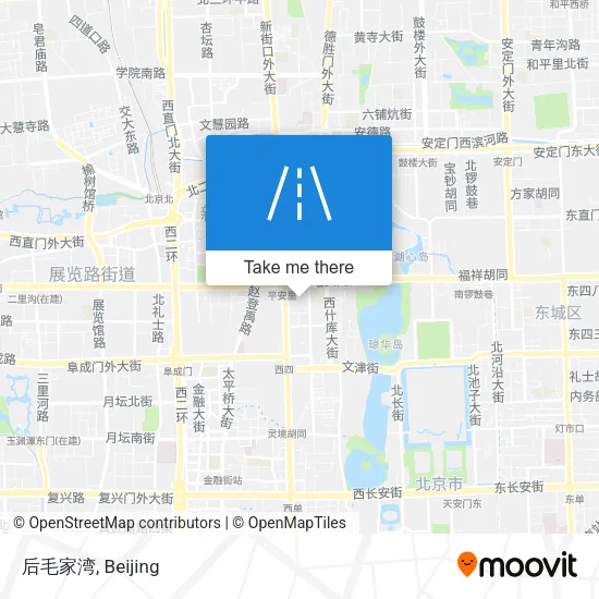 后毛家湾 map