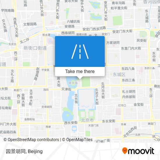 园景胡同 map